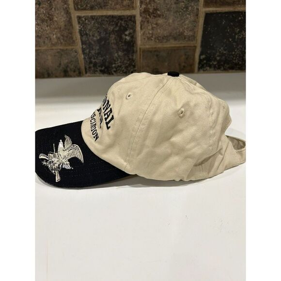 🌼5for$25🌼Men's Hat Cap Tan Black National Rifle Association Gold Eagle - Picture 2 of 7